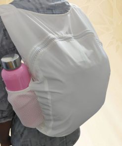 white bagpack for hajj