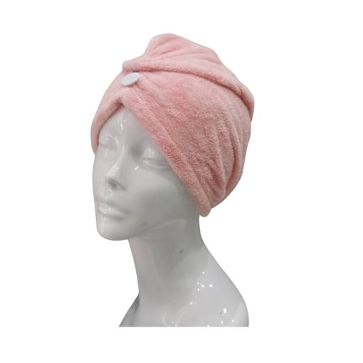 women hair dry towel