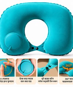 Easy Inflatable Travel Neck Pillow - Image 2