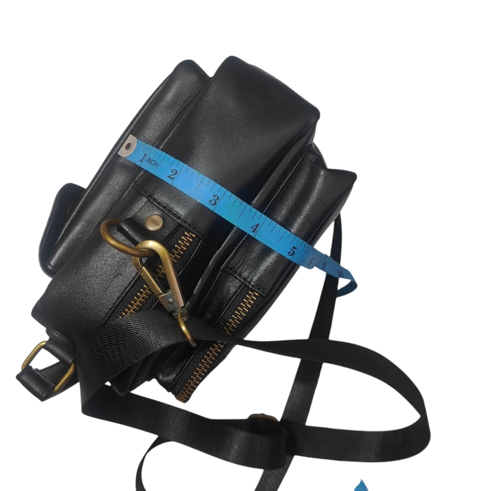 Genuine Leather Travel Side Bag - Image 4