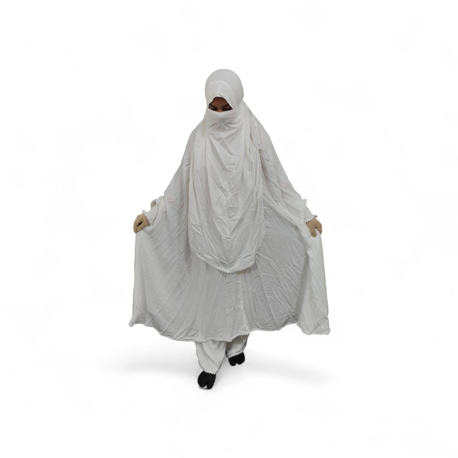 Hajj Khimar With Plazo Summer Friendly - Image 3