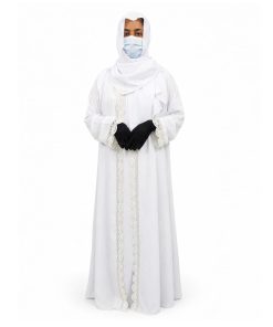 White 2 Part Abaya Set