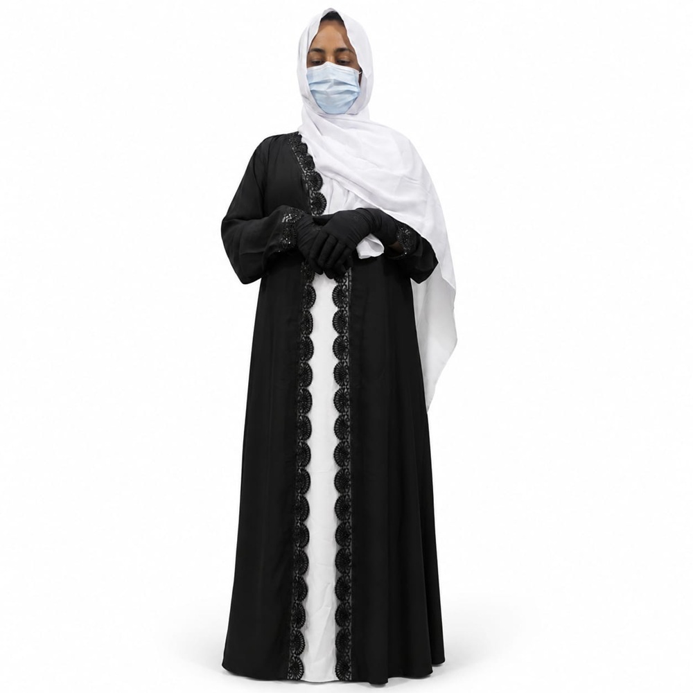 2 Part Abaya With Inner Borka