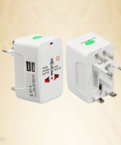 Universal Travel Adapter With USB Port  150 Countries